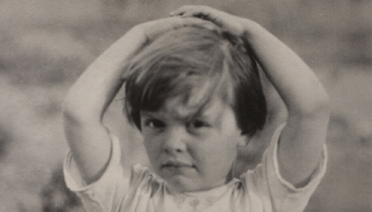 Julia Robinson as a child